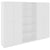 CHOICE Schrankwand | 5OH, 2400 x 1820 mm, Weiss