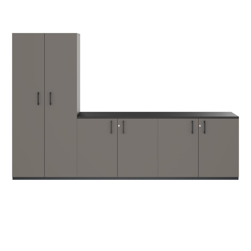 CHOICE Armoire murale | 5 OH, 2800 x 1780 mm, gris cubanit  - 3 Main Image