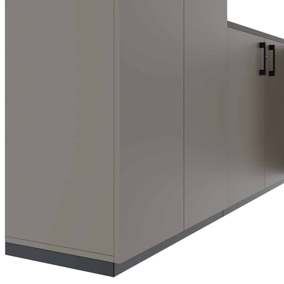 CHOICE Armoire murale | 5 OH, 2800 x 1780 mm, gris cubanit  - 5 Lightbox Main Image