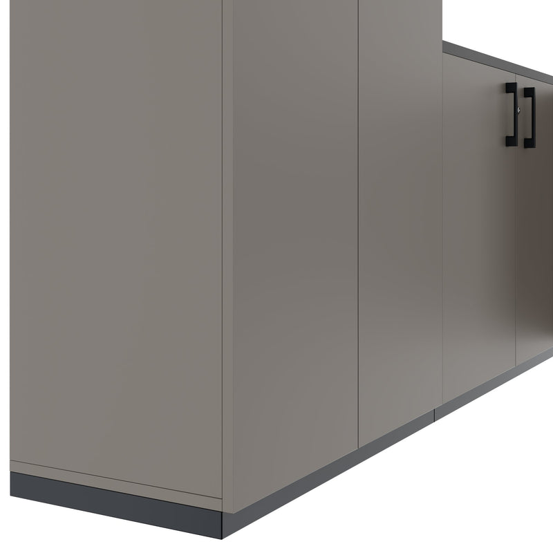 CHOICE Armoire murale | 5 OH, 2800 x 1780 mm, gris cubanit  - 5 Main Image