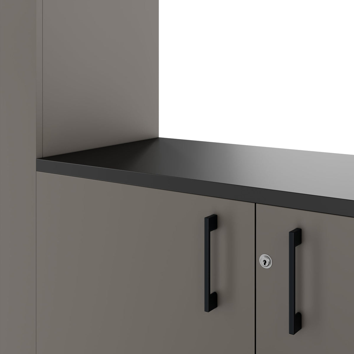 CHOICE Armoire murale | 5 OH, 2800 x 1780 mm, gris cubanit  - 6 Lightbox Main Image