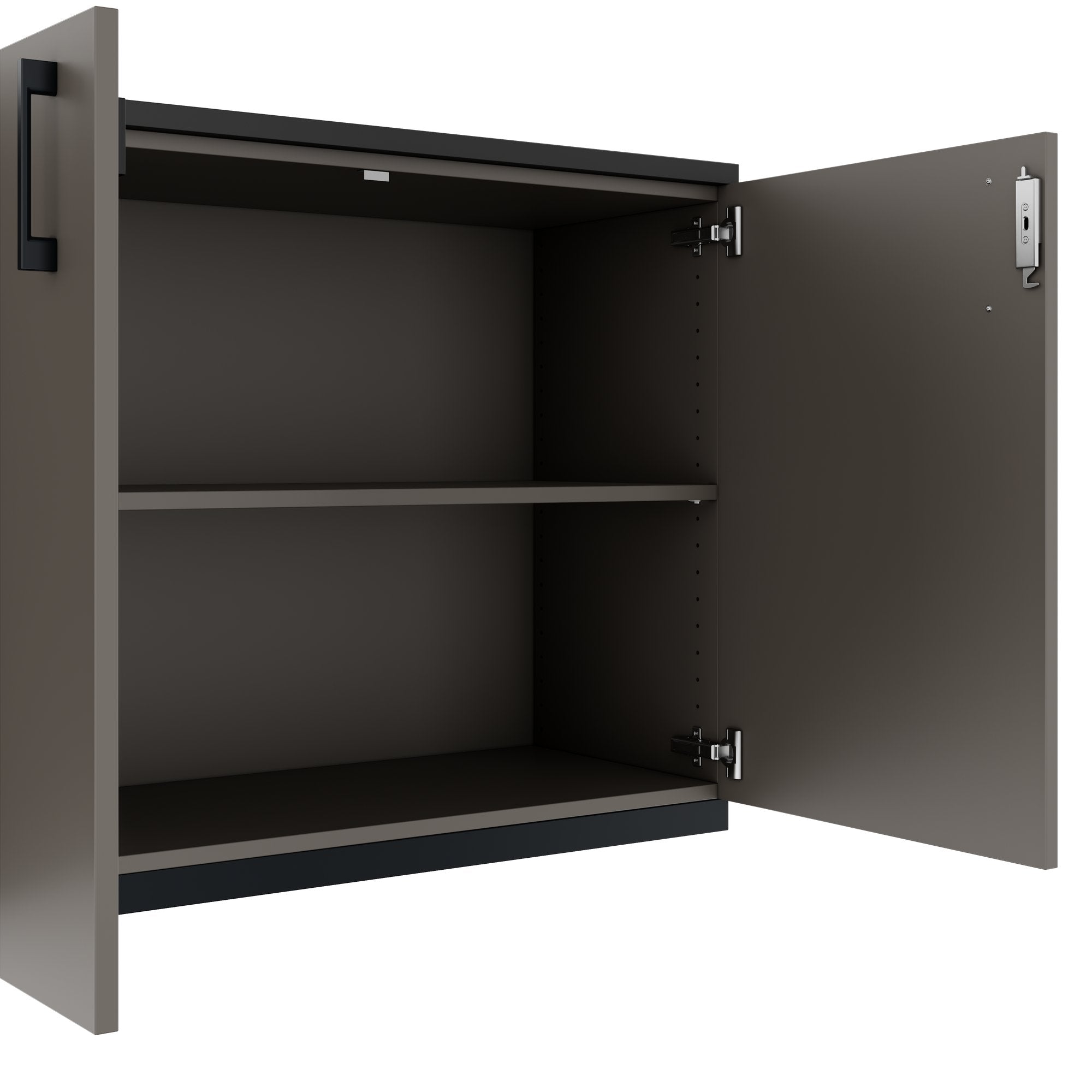 CHOICE Schrankwand | 5OH, 2800 x 1780 mm, Cubanitgrau