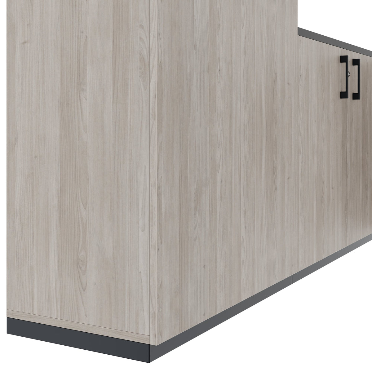 CHOICE Schrankwand | 5OH, 2800 x 1780 mm, Nordeiche grau - 5 Lightbox Main Image