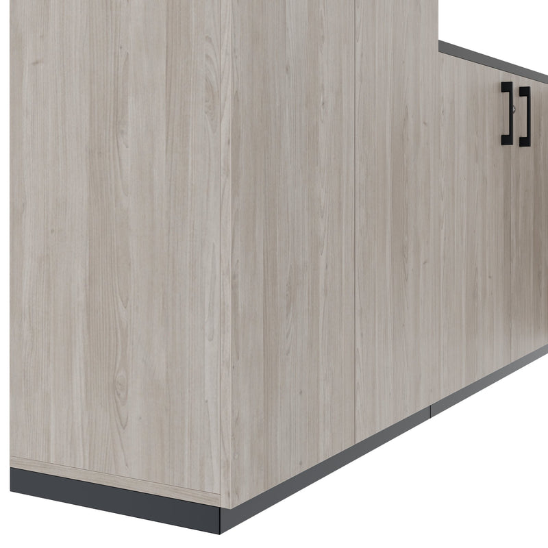 CHOICE Schrankwand | 5OH, 2800 x 1780 mm, Nordeiche grau - 5 Main Image