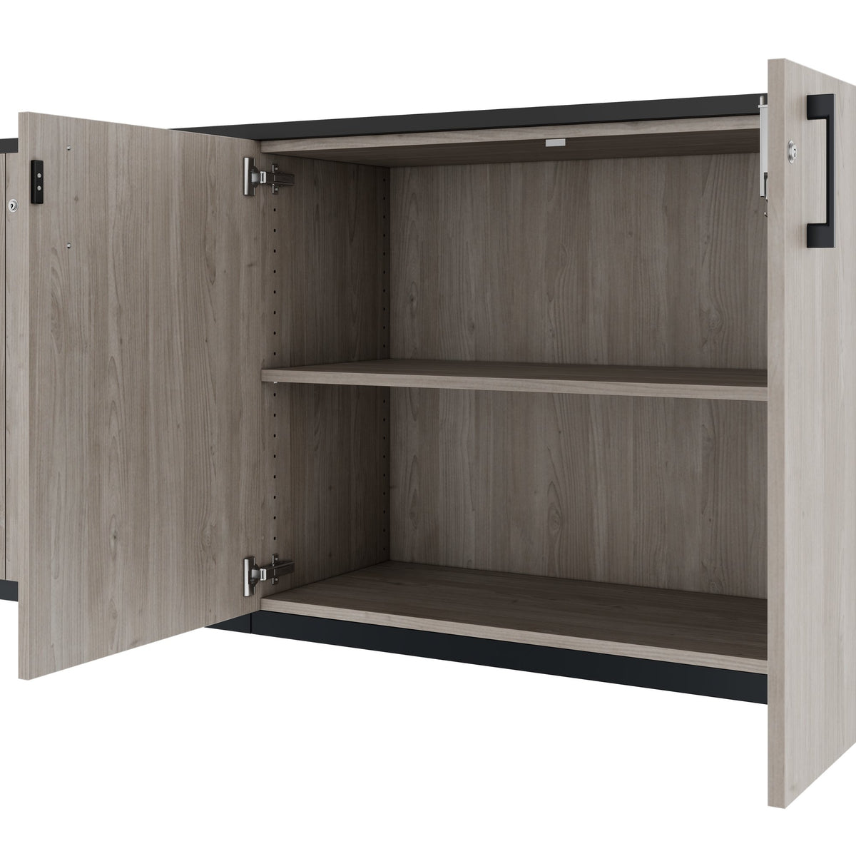 CHOICE Schrankwand | 5OH, 2800 x 1780 mm, Nordeiche grau - 8 Lightbox Main Image