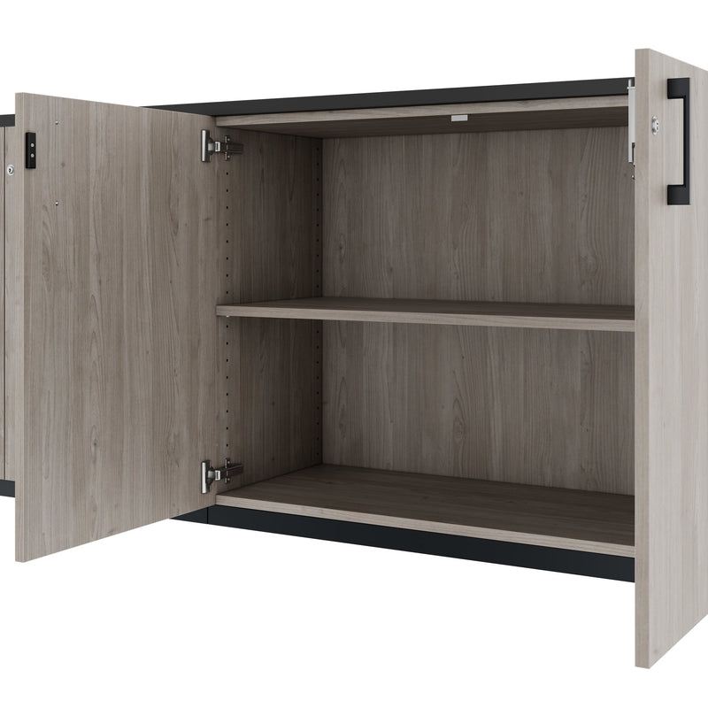 CHOICE Schrankwand | 5OH, 2800 x 1780 mm, Nordeiche grau - 8 Main Image
