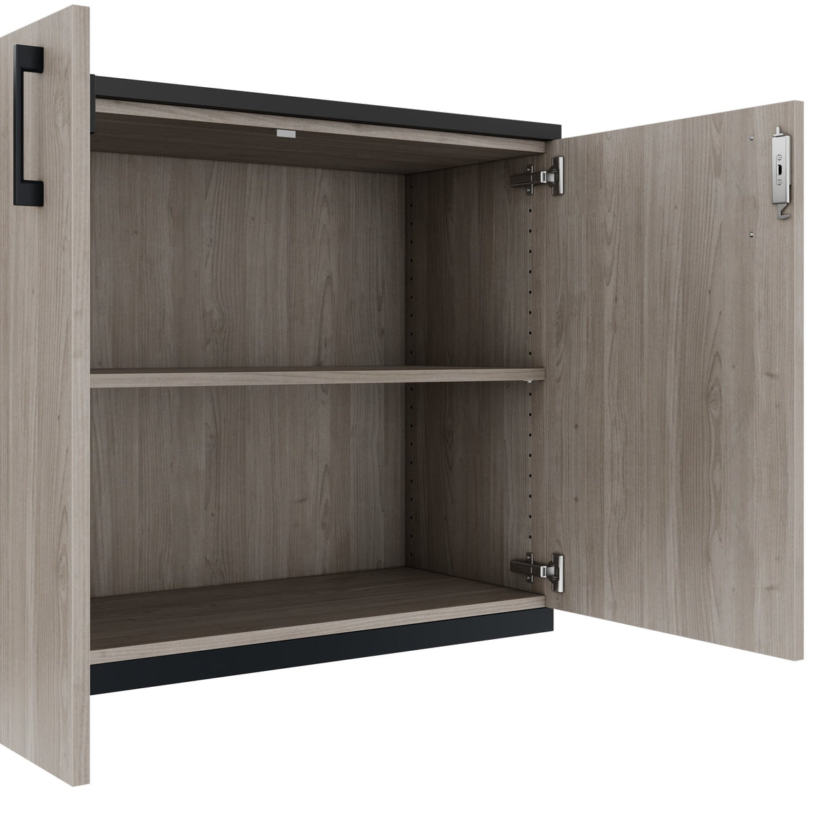 CHOICE Schrankwand | 5OH, 2800 x 1780 mm, Nordeiche grau - 7 Lightbox Main Image