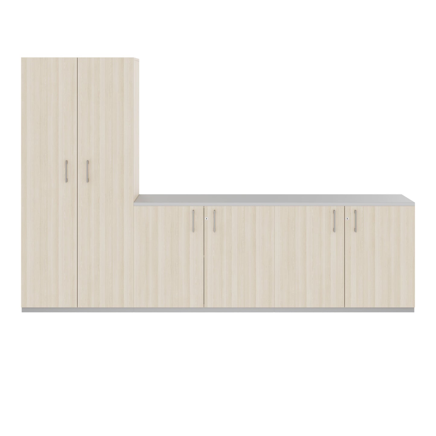 CHOICE Armoire murale | 5OH, 2800 x 1780 mm, finition sable
