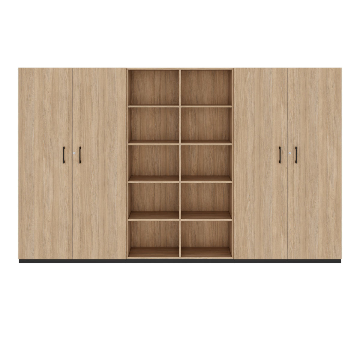 CHOICE Parete attrezzata | 5OH, 3000 x 1820 mm, rovere ambra  - 3 Lightbox Main Image