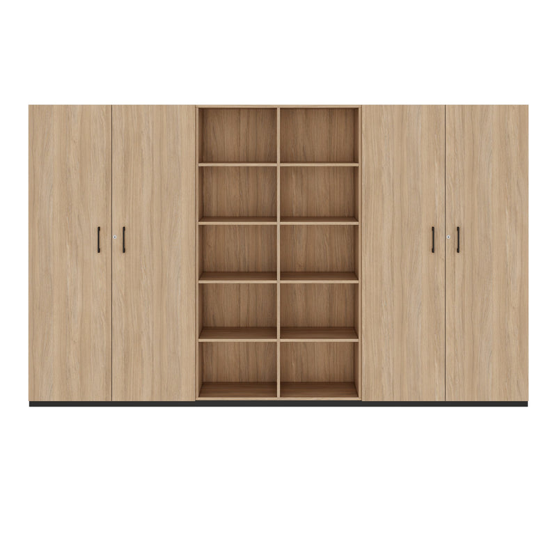 CHOICE Parete attrezzata | 5OH, 3000 x 1820 mm, rovere ambra  - 3 Main Image