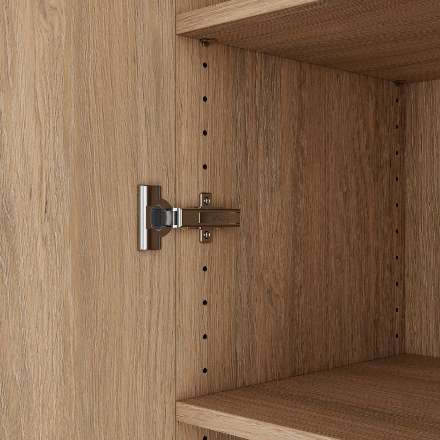 CHOICE Schrankwand | 5OH, 3000 x 1820 mm, Bernsteineiche