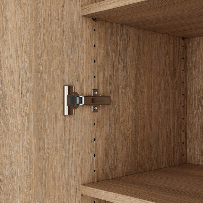 CHOICE Schrankwand | 5OH, 3000 x 1820 mm, Bernsteineiche