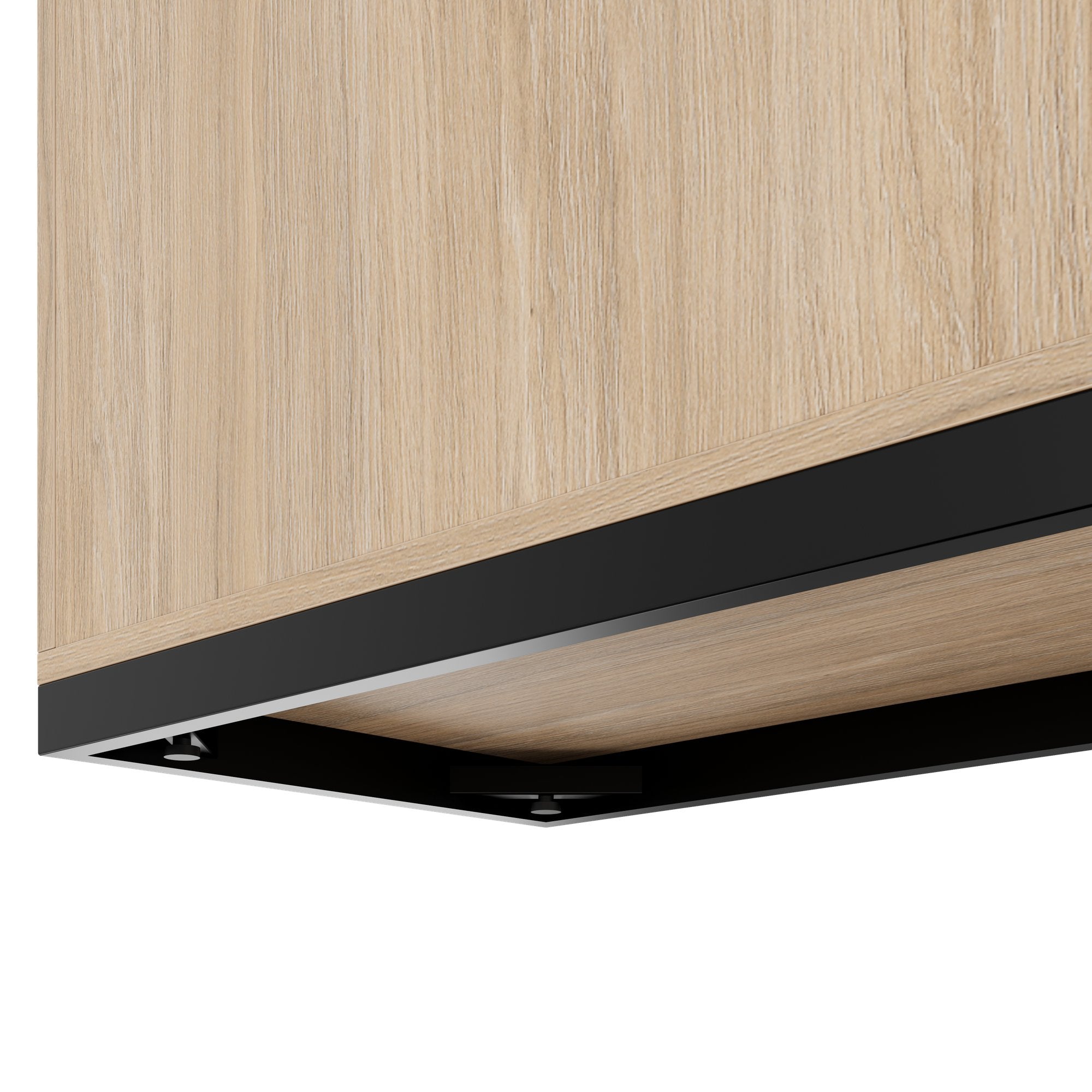 CHOICE Schrankwand | 5OH, 3000 x 1820 mm, Bernsteineiche