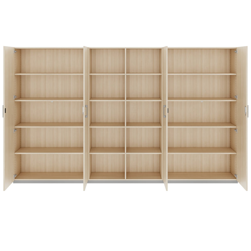 CHOICE Armoire murale | 5 UH, 3000 x 1820 mm, chêne sablé  - 4 Main Image