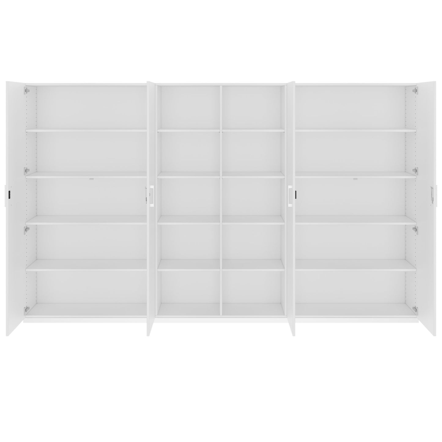 CHOICE Schrankwand | 5OH, 3000 x 1820 mm, Weiss