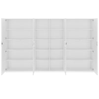 CHOICE Schrankwand | 5OH, 3000 x 1820 mm, Weiss