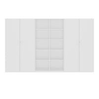 CHOICE Schrankwand | 5OH, 3000 x 1820 mm, Weiss