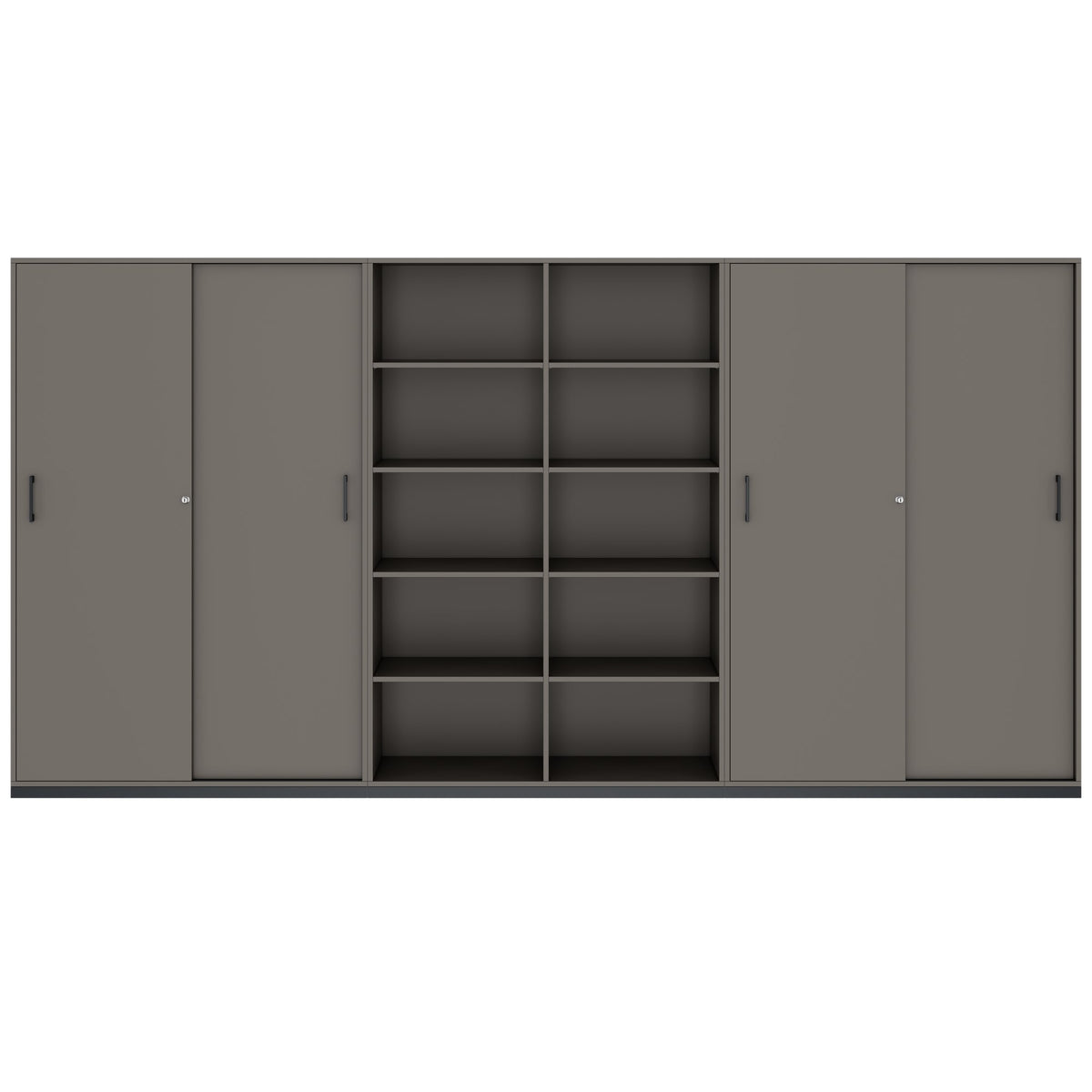 CHOICE Storage wall | 5OH, 3600 x 1820 mm, Cubanit gray  - 3 Lightbox Main Image
