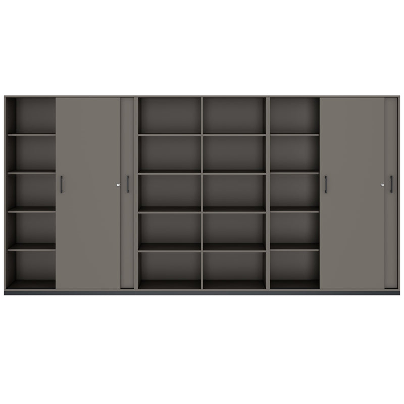 CHOICE Storage wall | 5OH, 3600 x 1820 mm, Cubanit gray  - 4 Main Image