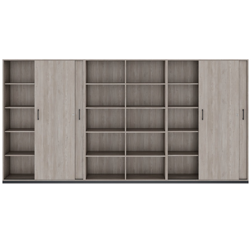 CHOICE Mur d’armoires | 5OH, 3600 x 1820 mm, chêne nordique gris  - 4 Main Image