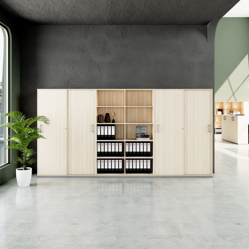 CHOICE Storage wall | 5OH, 3600 x 1820 mm, Sand ash  - 2 Main Image