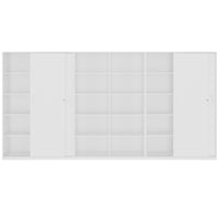 CHOICE Schrankwand | 5OH, 3600 x 1820 mm, Weiss
