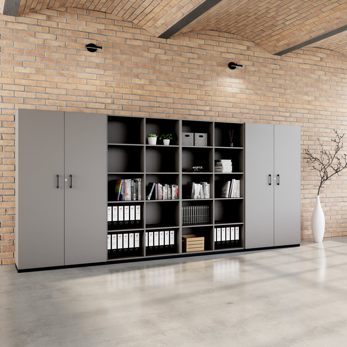 CHOICE Mur mur | 5OH, 4000 x 1820 mm, gris cubanite