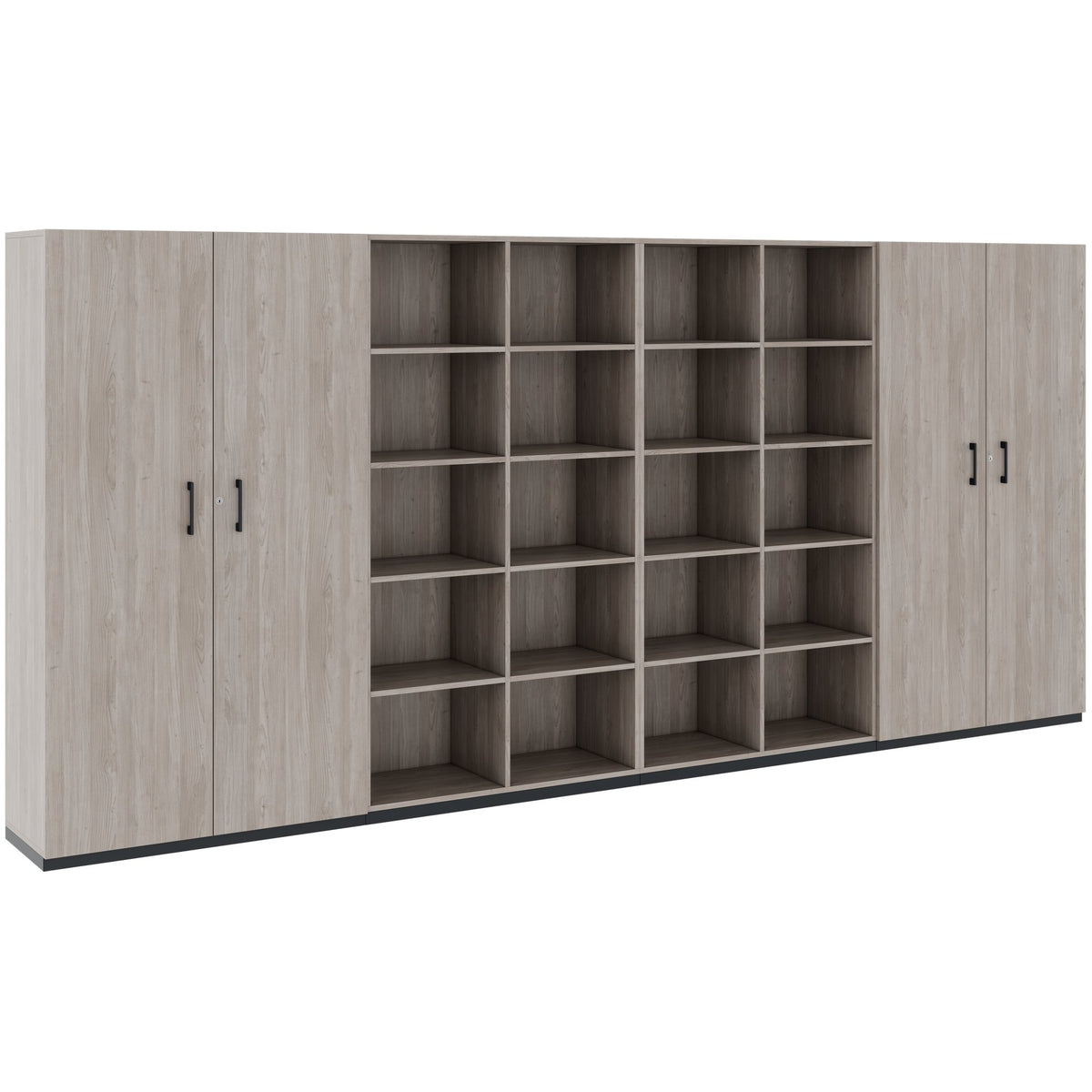 CHOICE Armoire murale | 5OH, 4000 x 1820 mm, chêne nordique gris  - 1 Lightbox Main Image