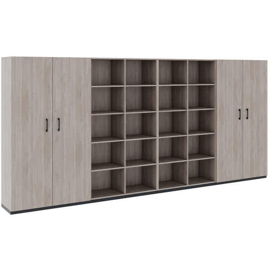 CHOICE Parete muro | 5oh, 4000 x 1820 mm, grigio di quercia nord