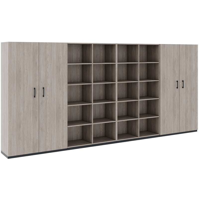 CHOICE Armoire murale | 5OH, 4000 x 1820 mm, chêne nordique gris  - 1 Main Image