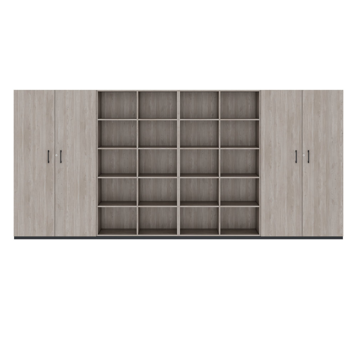 CHOICE Armoire murale | 5OH, 4000 x 1820 mm, chêne nordique gris  - 3 Lightbox Main Image