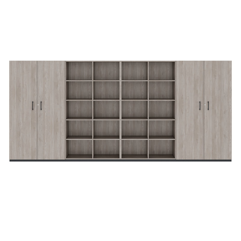CHOICE Armoire murale | 5OH, 4000 x 1820 mm, chêne nordique gris  - 3 Main Image
