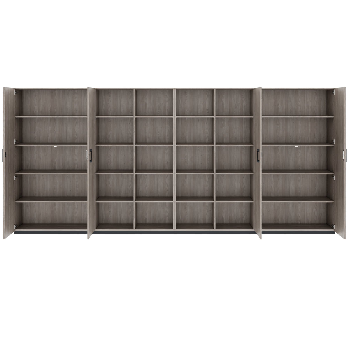 CHOICE Armoire murale | 5OH, 4000 x 1820 mm, chêne nordique gris  - 4 Lightbox Main Image