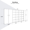 CHOICE Mur d’armoires | 5 OH, 4000 x 1820 mm, chêne sable  - 10 Thumbnail Image