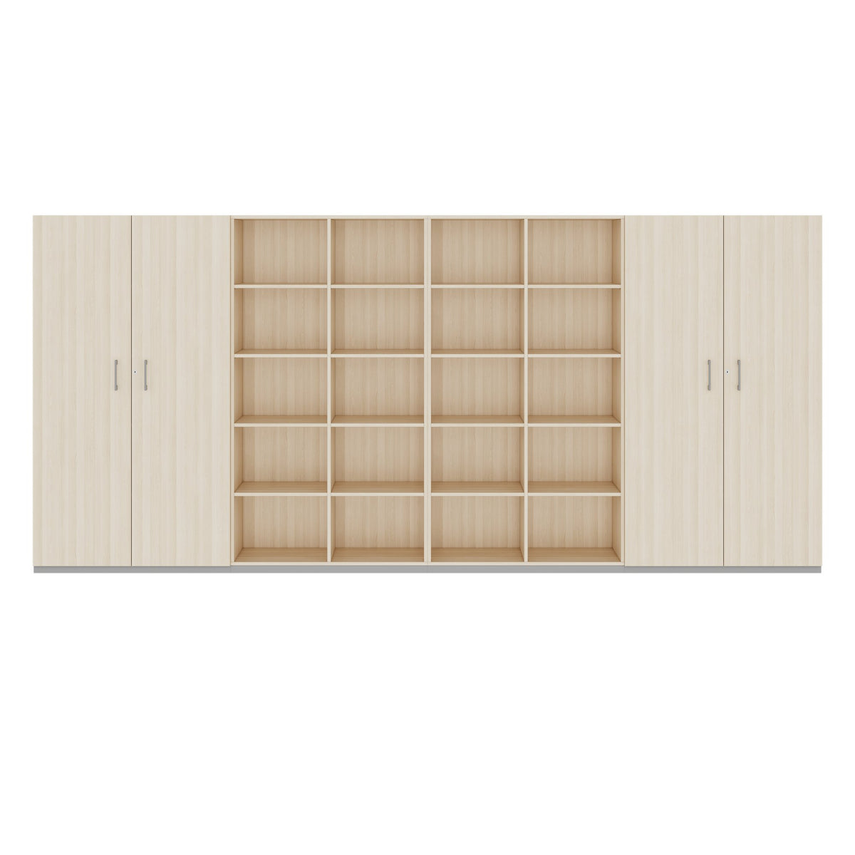 CHOICE Mur d’armoires | 5 OH, 4000 x 1820 mm, chêne sable  - 3 Lightbox Main Image