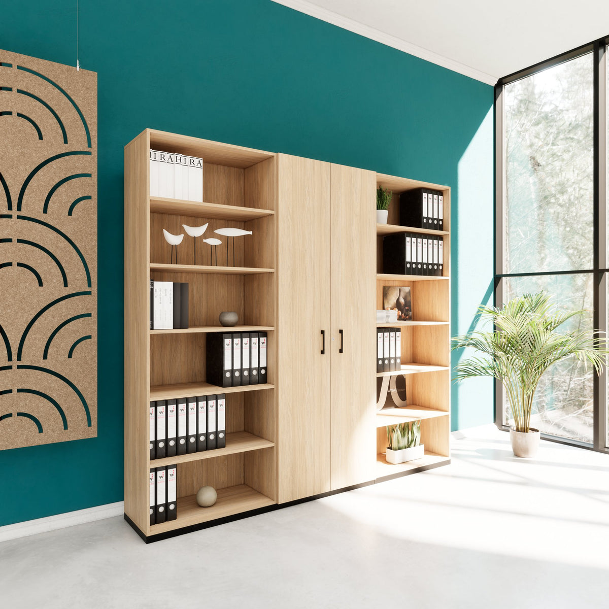 CHOICE Meuble mural | 6OH, 2400 x 2170 mm, chêne ambré  - 2 Lightbox Main Image