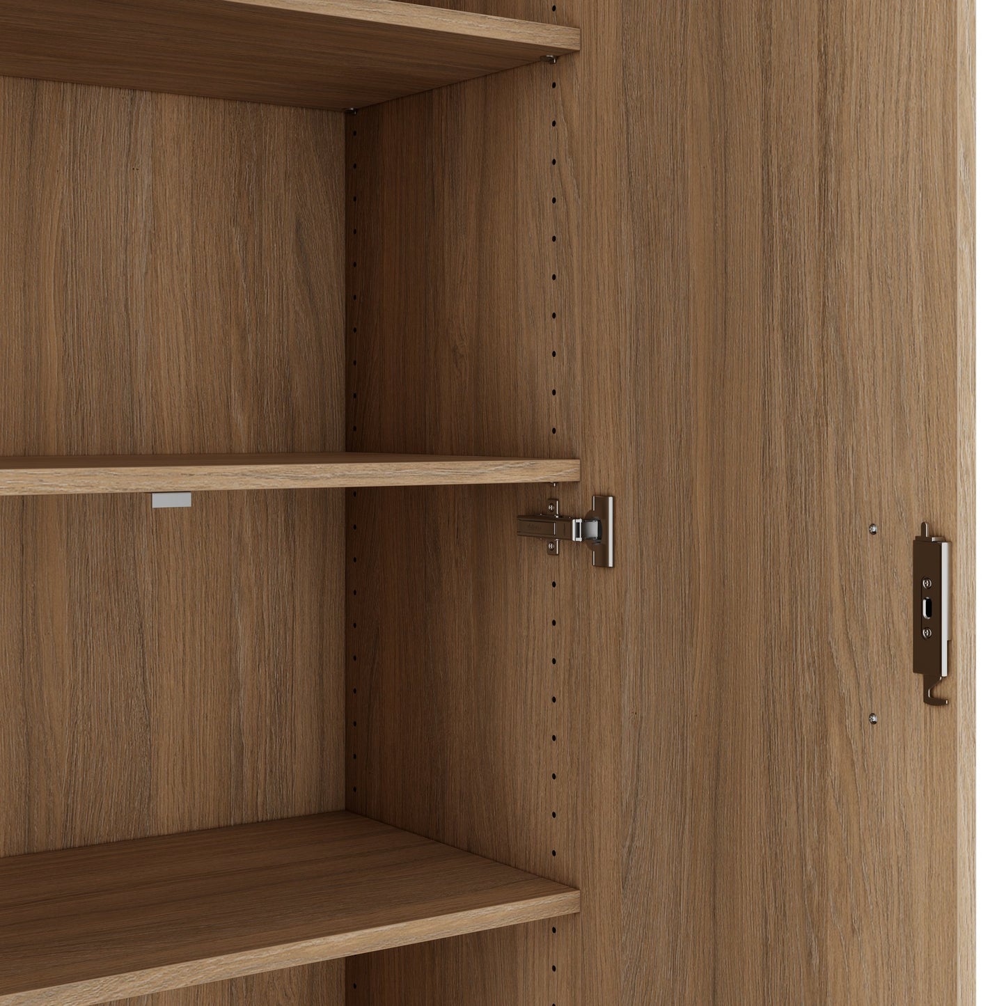 CHOICE Schrankwand | 6OH, 2400 x 2170 mm, Bernsteineiche