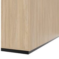CHOICE Schrankwand | 6OH, 2400 x 2170 mm, Bernsteineiche