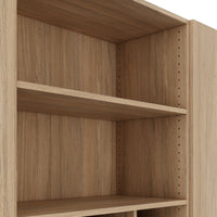 CHOICE Schrankwand | 6OH, 2400 x 2170 mm, Bernsteineiche