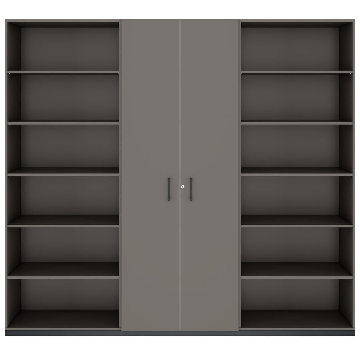 CHOICE Mur d’armoires | 6OH, 2400 x 2170 mm, gris cubanit  - 3 Lightbox Main Image