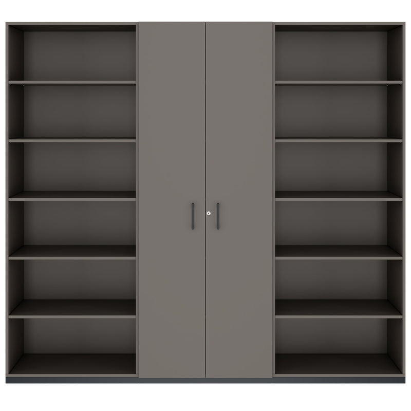 CHOICE Mur d’armoires | 6OH, 2400 x 2170 mm, gris cubanit  - 3 Main Image