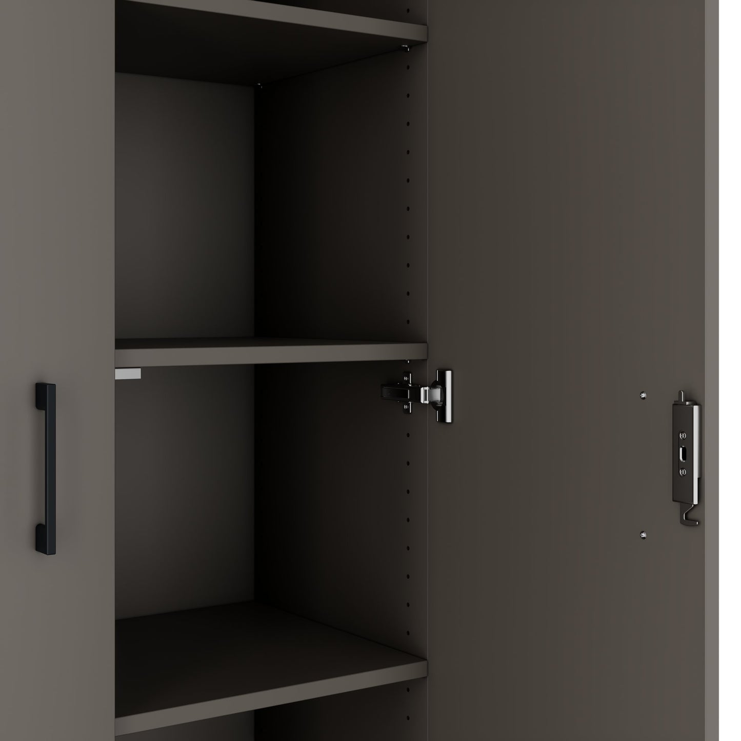 CHOICE Schrankwand | 6OH, 2400 x 2170 mm, Cubanitgrau