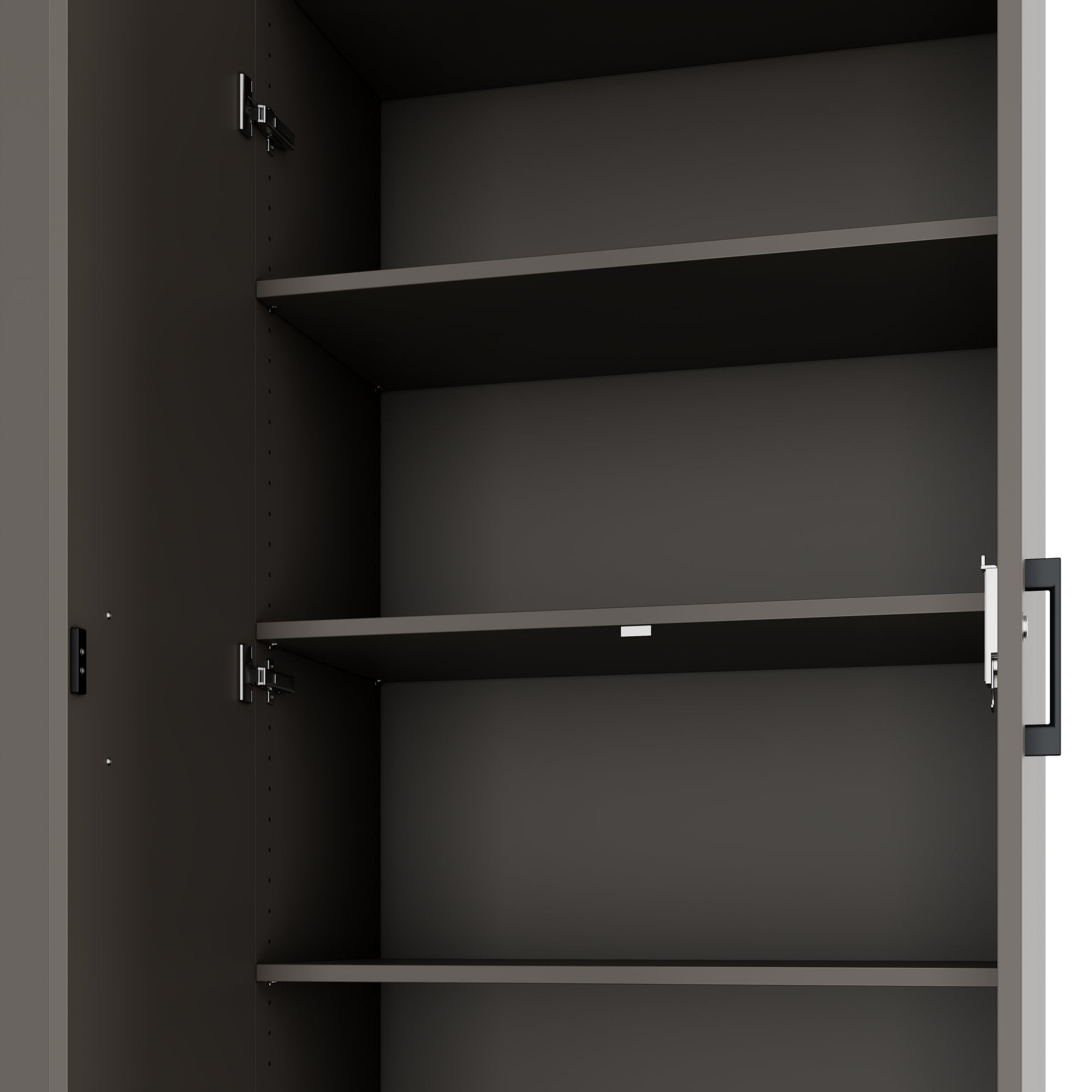 CHOICE Schrankwand | 6OH, 2400 x 2170 mm, Cubanitgrau