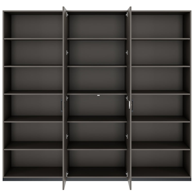 CHOICE Mur d’armoires | 6OH, 2400 x 2170 mm, gris cubanit  - 4 Main Image