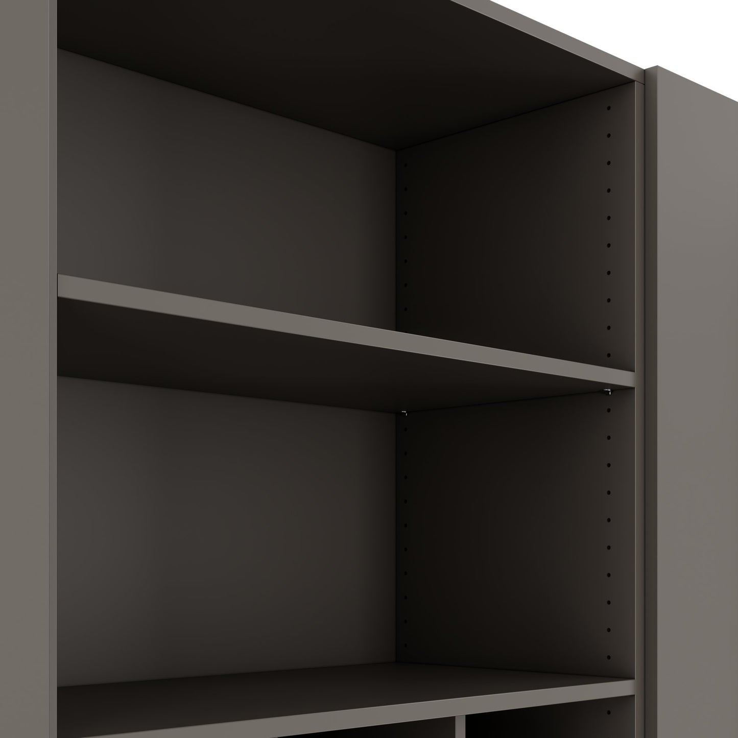 CHOICE Schrankwand | 6OH, 2400 x 2170 mm, Cubanitgrau