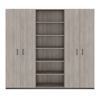 CHOICE Schrankwand | 6OH, 2400 x 2170 mm, Nordeiche grau