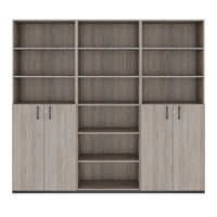 CHOICE Schrankwand | 6OH, 2400 x 2170 mm, Nordeiche grau