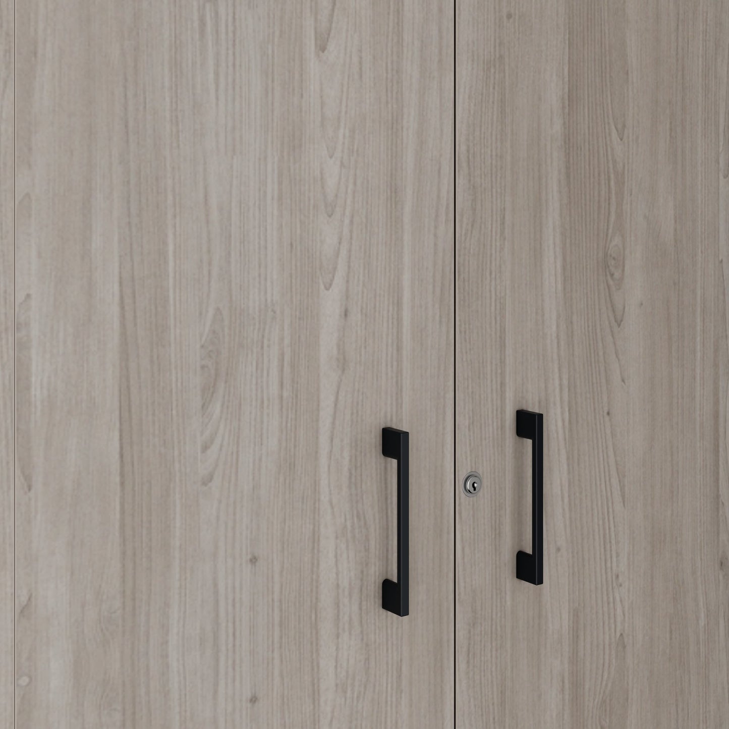 CHOICE Schrankwand | 6OH, 2400 x 2170 mm, Nordeiche grau