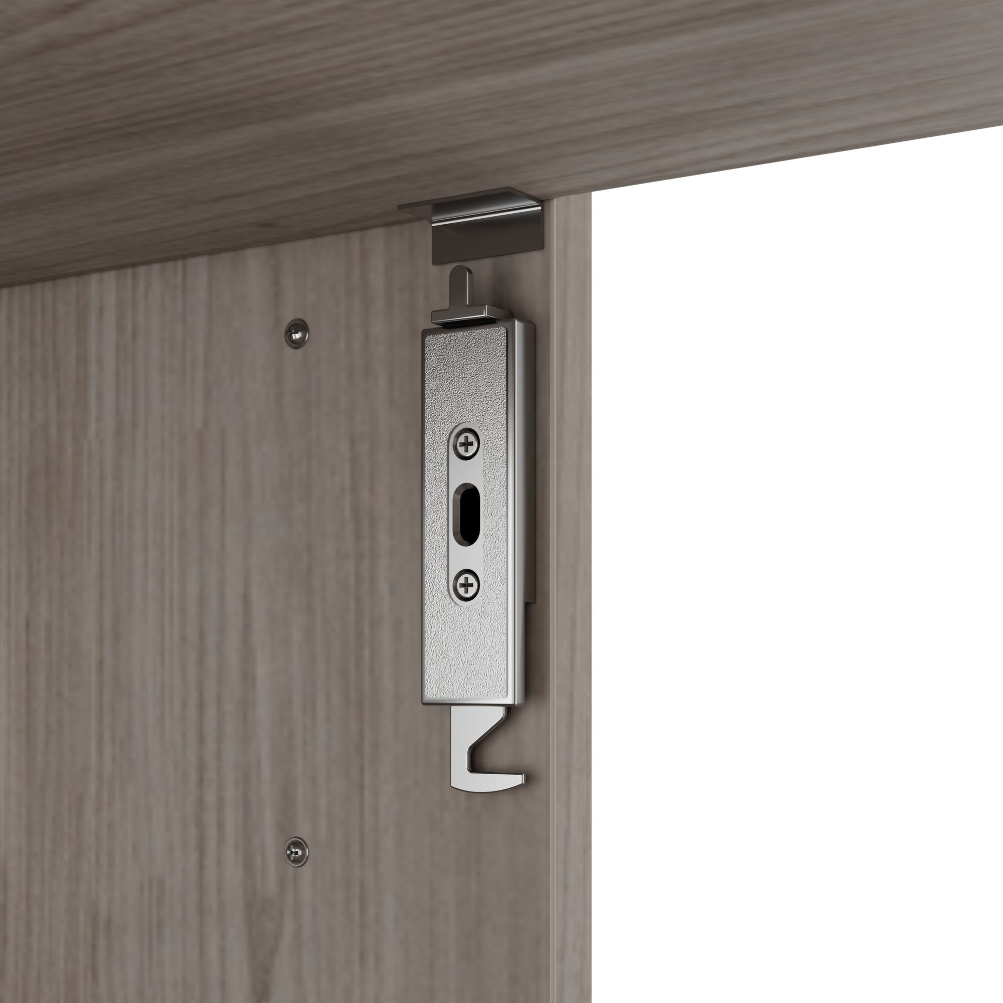 CHOICE Schrankwand | 6OH, 2400 x 2170 mm, Nordeiche grau