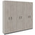 CHOICE Schrankwand | 6OH, 2400 x 2170 mm, Nordeiche grau